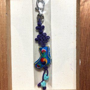 LIGHT BLUE Korean Traditional Keychain